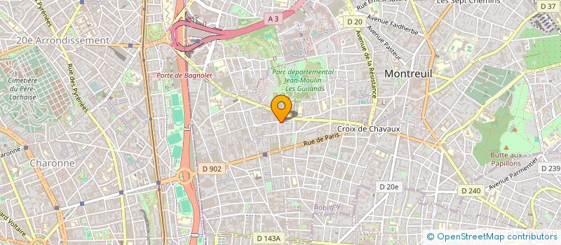 localisation de l'entreprise MADAME LUCIE ALVADO à MONTREUIL