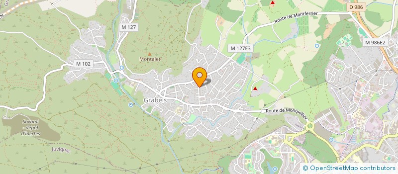 localisation de l'entreprise MADAME LUCIE ARRIGNON  GRABELS