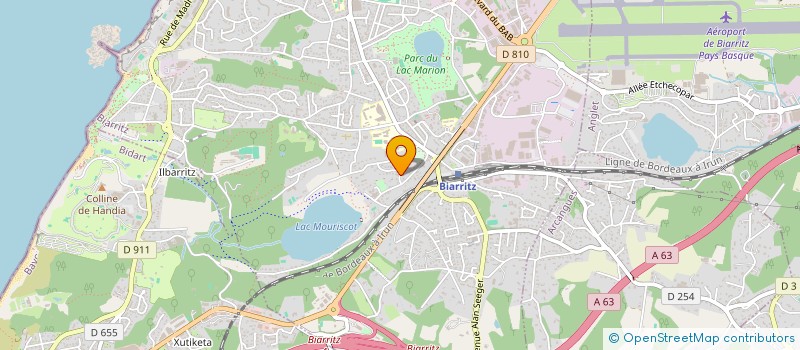localisation de l'entreprise MADAME LUCIE ARTOLA  BIARRITZ