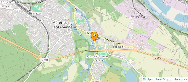 localisation de l'entreprise MADAME LUCIE ATLAN  MORET-LOING-ET-ORVANNE