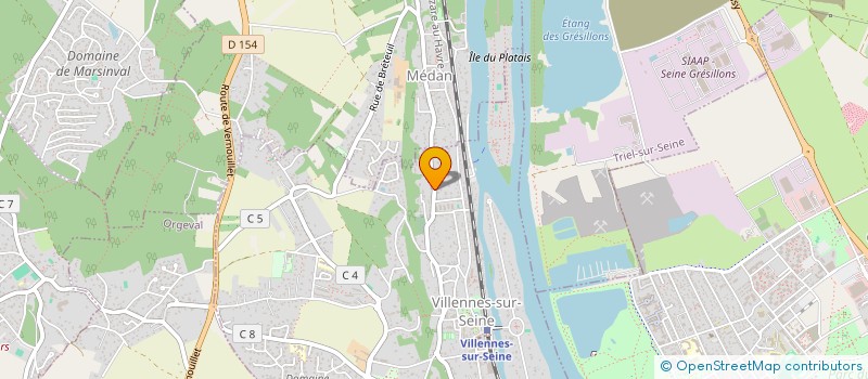 localisation de l'entreprise MADAME LUCIE ATROUN  VILLENNES-SUR-SEINE