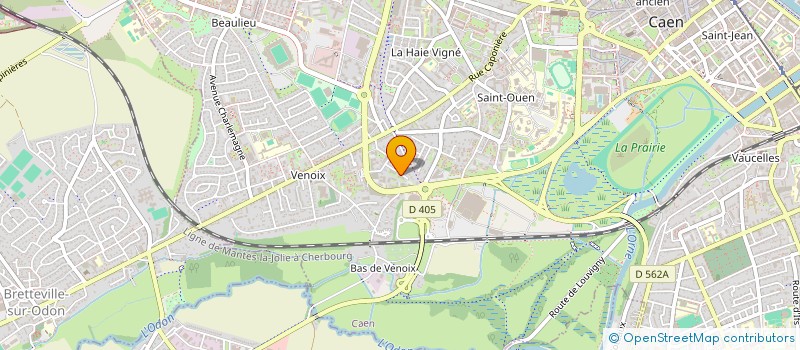localisation de l'entreprise MADAME LUCIE AUBERT à CAEN