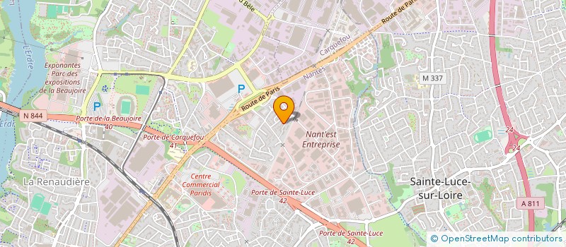 localisation de l'entreprise MADAME LUCIE BABILLON à NANTES