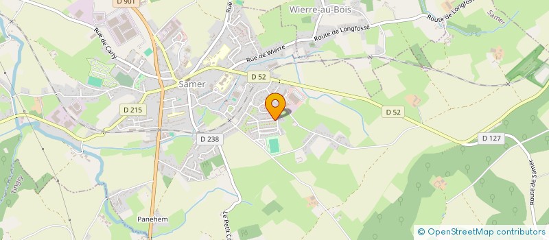 localisation de l'entreprise MADAME LUCIE BABIN à SAMER