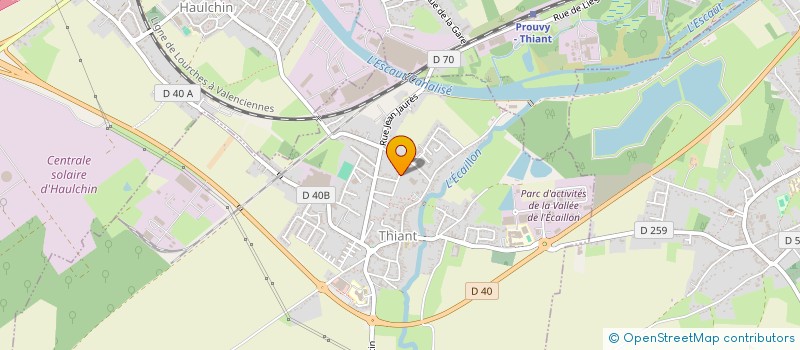 localisation de l'entreprise MADAME LUCIE BAGARD  THIANT