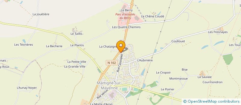 localisation de l'entreprise MADAME LUCIE BAHUAU  MARTIGNE-SUR-MAYENNE