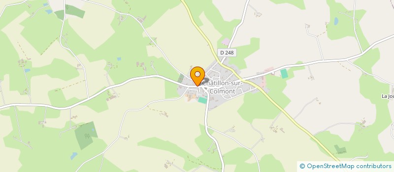 localisation de l'entreprise MADAME LUCIE BAILLIF  CHATILLON-SUR-COLMONT