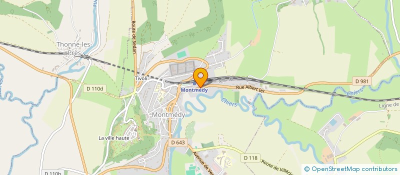 localisation de l'entreprise MADAME LUCIE BALON  MONTMEDY