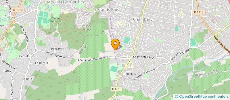 localisation de l'entreprise MADAME LUCIE BARANDE  VILLENAVE-D'ORNON