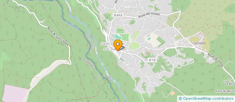 localisation de l'entreprise MADAME LUCIE BARDOUIN à SAINT-CEZAIRE-SUR-SIAGNE