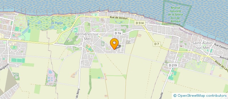 localisation de l'entreprise MADAME LUCIE BARETTE  BERNIERES-SUR-MER