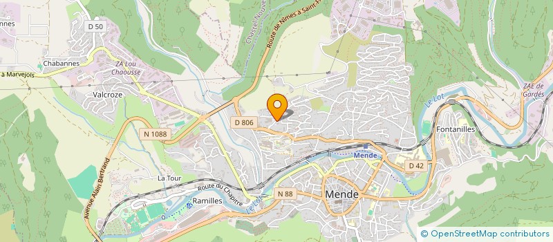 localisation de l'entreprise MADAME LUCIE BAROUDI  BADAROUX