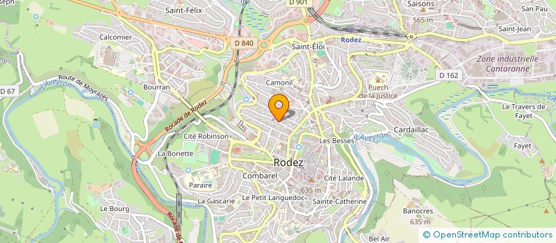 localisation de l'entreprise MADAME LUCIE BARRIERE  RODEZ