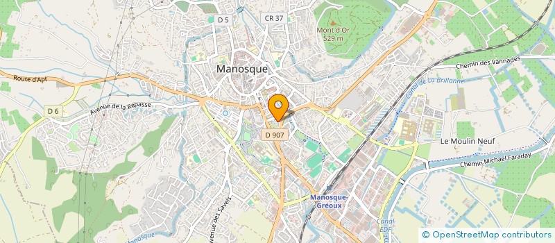 localisation de l'entreprise MADAME LUCIE BARROUX à MANOSQUE