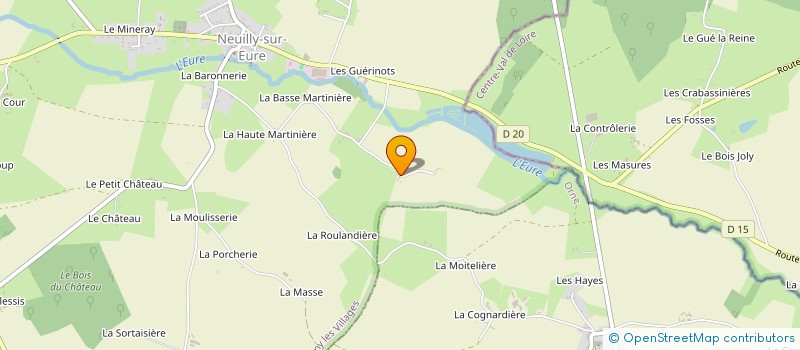 localisation de l'entreprise MADAME LUCIE BASNIER à LONGNY LES VILLAGES