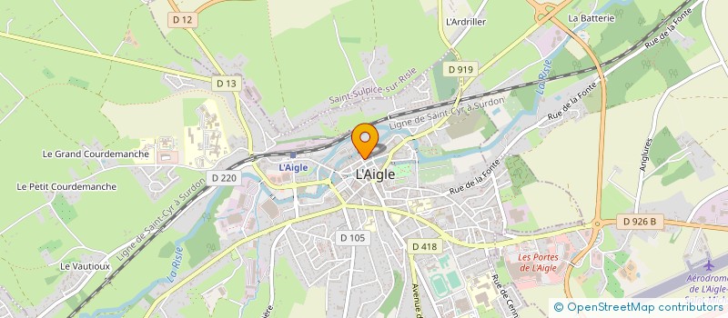 localisation de l'entreprise MADAME LUCIE BASSET  RUGLES