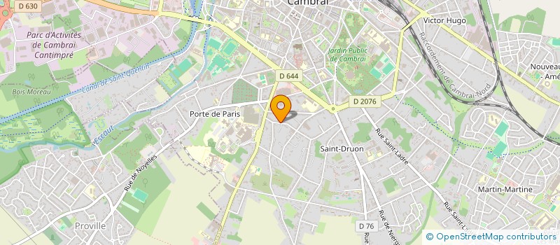 localisation de l'entreprise MADAME LUCIE BATAILLE à CAMBRAI