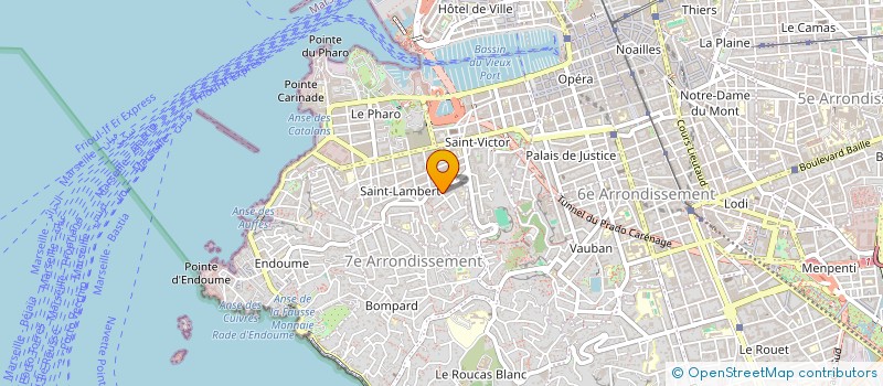 localisation de l'entreprise MADAME LUCIE BATAILLE à MARSEILLE