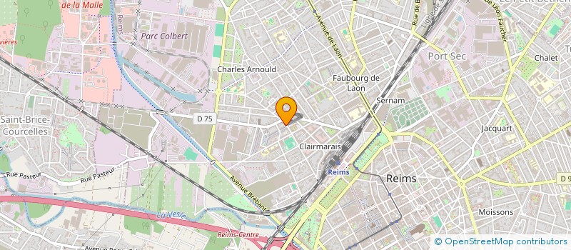 localisation de l'entreprise MADAME LUCIE BATREAU  REIMS