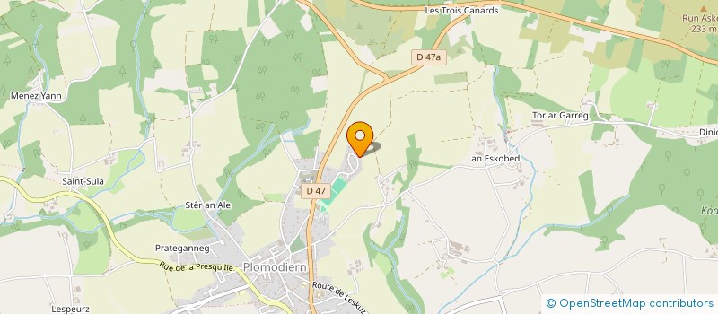 localisation de l'entreprise MADAME LUCIE BAUBOIS  PLOMODIERN