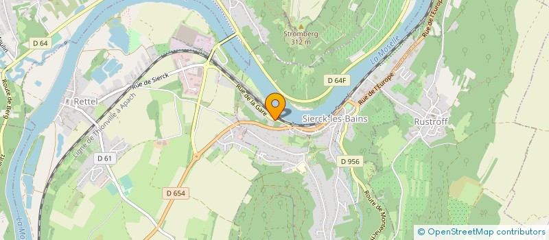 localisation de l'entreprise MADAME LUCIE BAUSCH  SIERCK-LES-BAINS