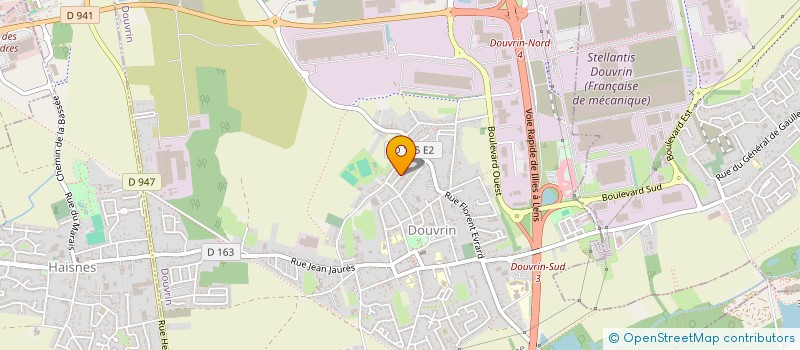 localisation de l'entreprise MADAME LUCIE BAVENCOFF  BILLY-BERCLAU