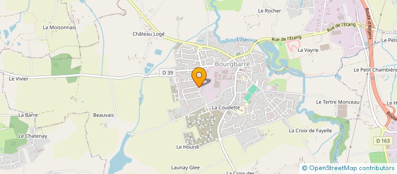 localisation de l'entreprise MADAME LUCIE BEASSE  BOURGBARRE