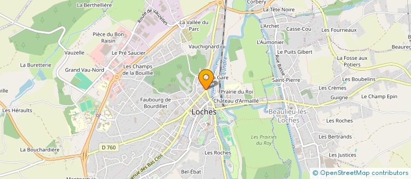 localisation de l'entreprise MADAME LUCIE BEGUIN à LOCHES