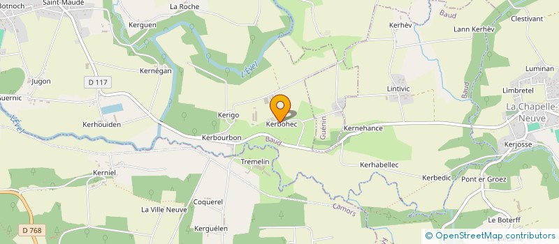 localisation de l'entreprise MADAME LUCIE BELLEC  SAINT-BARTHELEMY