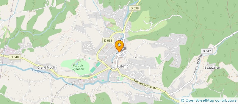 localisation de l'entreprise MADAME LUCIE BELLON à DIEULEFIT