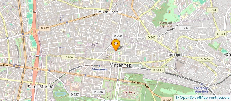 localisation de l'entreprise MADAME LUCIE BENHAMOU à VINCENNES