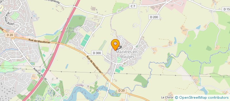 localisation de l'entreprise MADAME LUCIE BEQUET  MAZIERES-EN-MAUGES