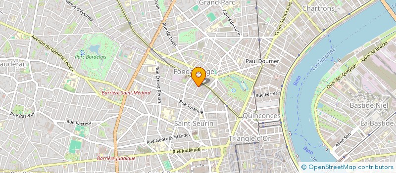 localisation de l'entreprise MADAME LUCIE BERGER à BORDEAUX