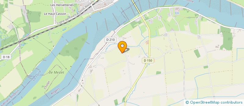 localisation de l'entreprise MADAME LUCIE BERNIER à MAUGES-SUR-LOIRE