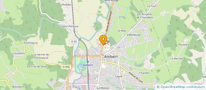 localisation de l'entreprise MADAME LUCIE BERRYER  AMBERT