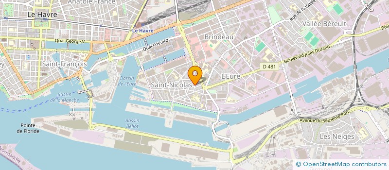 localisation de l'entreprise MADAME LUCIE BESNARD  LE HAVRE