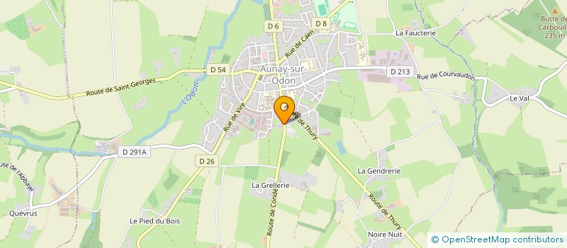 localisation de l'entreprise MADAME LUCIE BESNARD  LES MONTS D'AUNAY