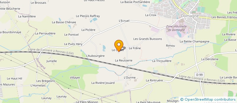 localisation de l'entreprise MADAME LUCIE BEUGNET  DOMAGNE