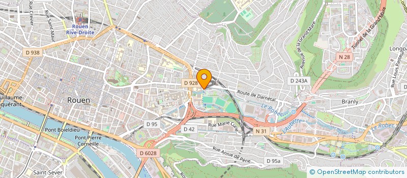 localisation de l'entreprise MADAME LUCIE BEUVIN à ROUEN