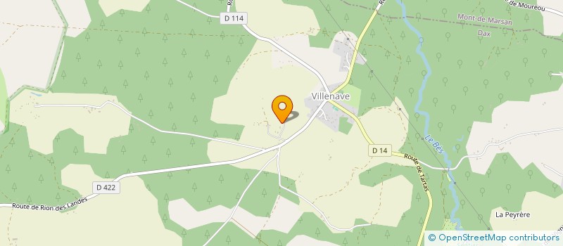 localisation de l'entreprise MADAME LUCIE BIBES  YGOS-SAINT-SATURNIN