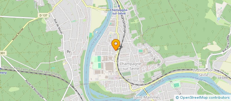 localisation de l'entreprise MADAME LUCIE BINACUA  CHAMPAGNE-SUR-SEINE