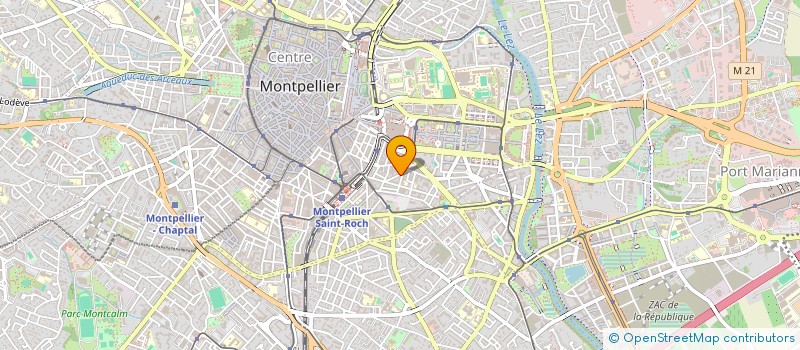 localisation de l'entreprise MADAME LUCIE BISARD à MONTPELLIER