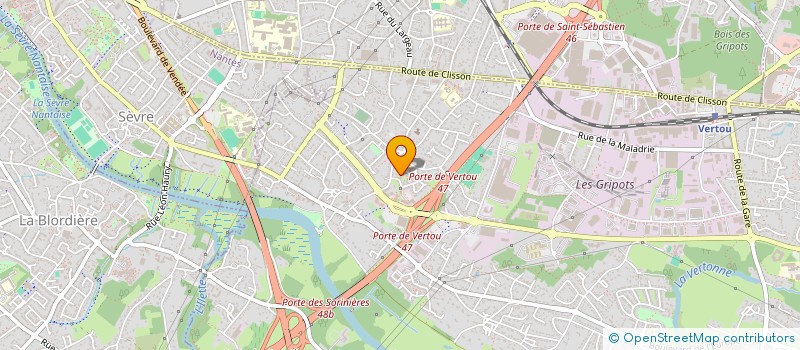 localisation de l'entreprise MADAME LUCIE BLANLOEIL  VERTOU