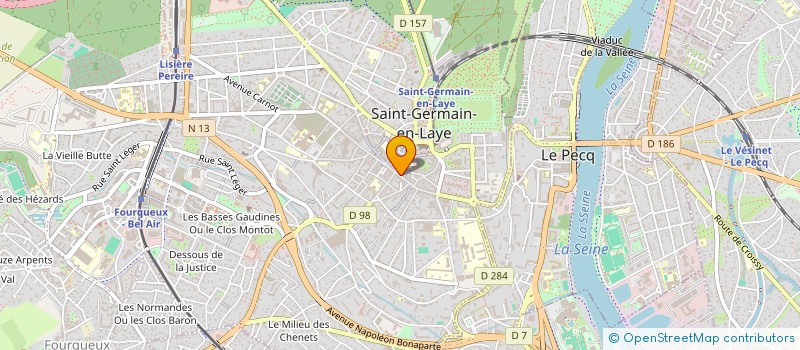 localisation de l'entreprise MADAME LUCIE BLIGNER  SAINT-GERMAIN-EN-LAYE