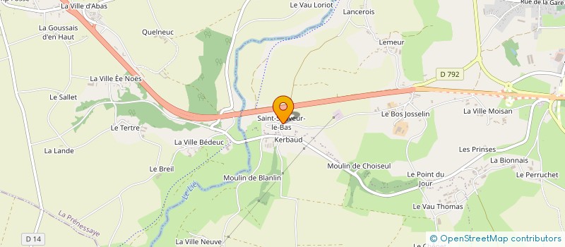 localisation de l'entreprise MADAME LUCIE BLOUIN à PLEMET