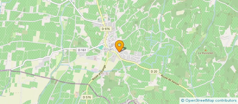 localisation de l'entreprise MADAME LUCIE BOEGLIN  VISAN