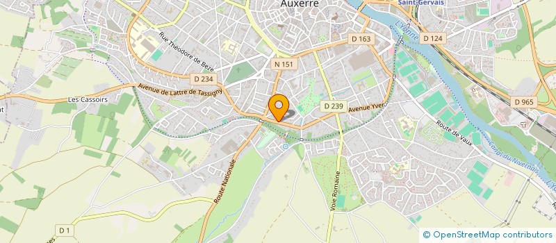localisation de l'entreprise MADAME LUCIE BOIVIN à AUXERRE