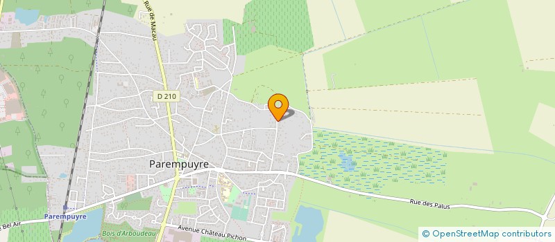localisation de l'entreprise MADAME LUCIE BONNAUD  PAREMPUYRE