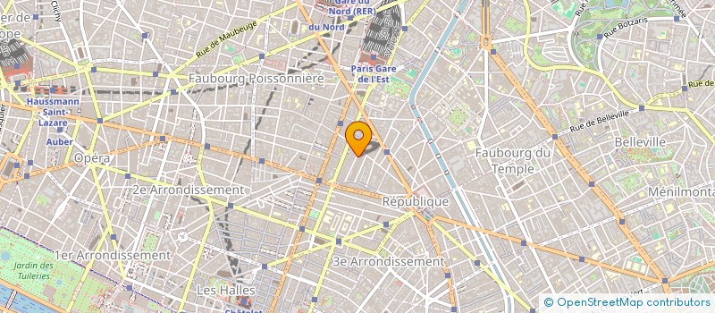 localisation de l'entreprise MADAME LUCIE BORDET  PARIS