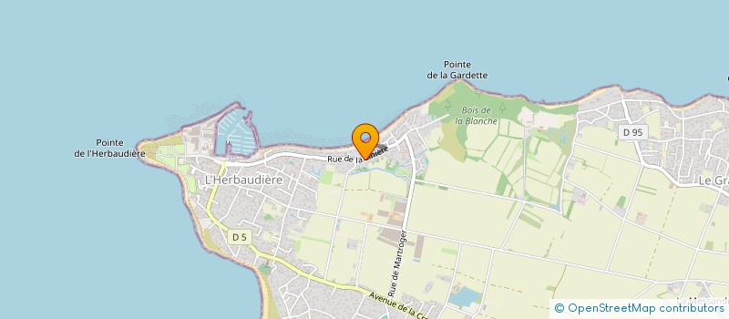 localisation de l'entreprise MADAME LUCIE BORDIER à NOIRMOUTIER-EN-L'ILE